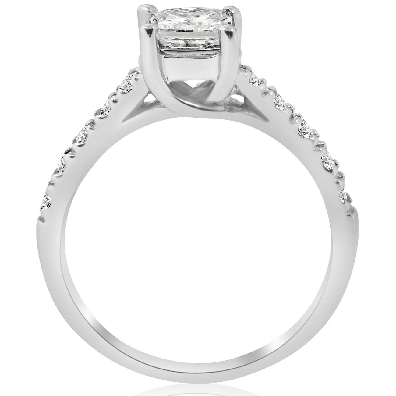 Princess Cut Diamond Engagement Ring Wedding Band Set T6834