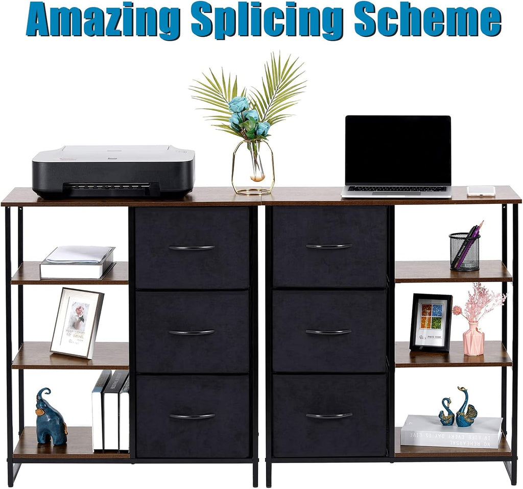 3 Drawer Storage Cabinet with Shelves V759662