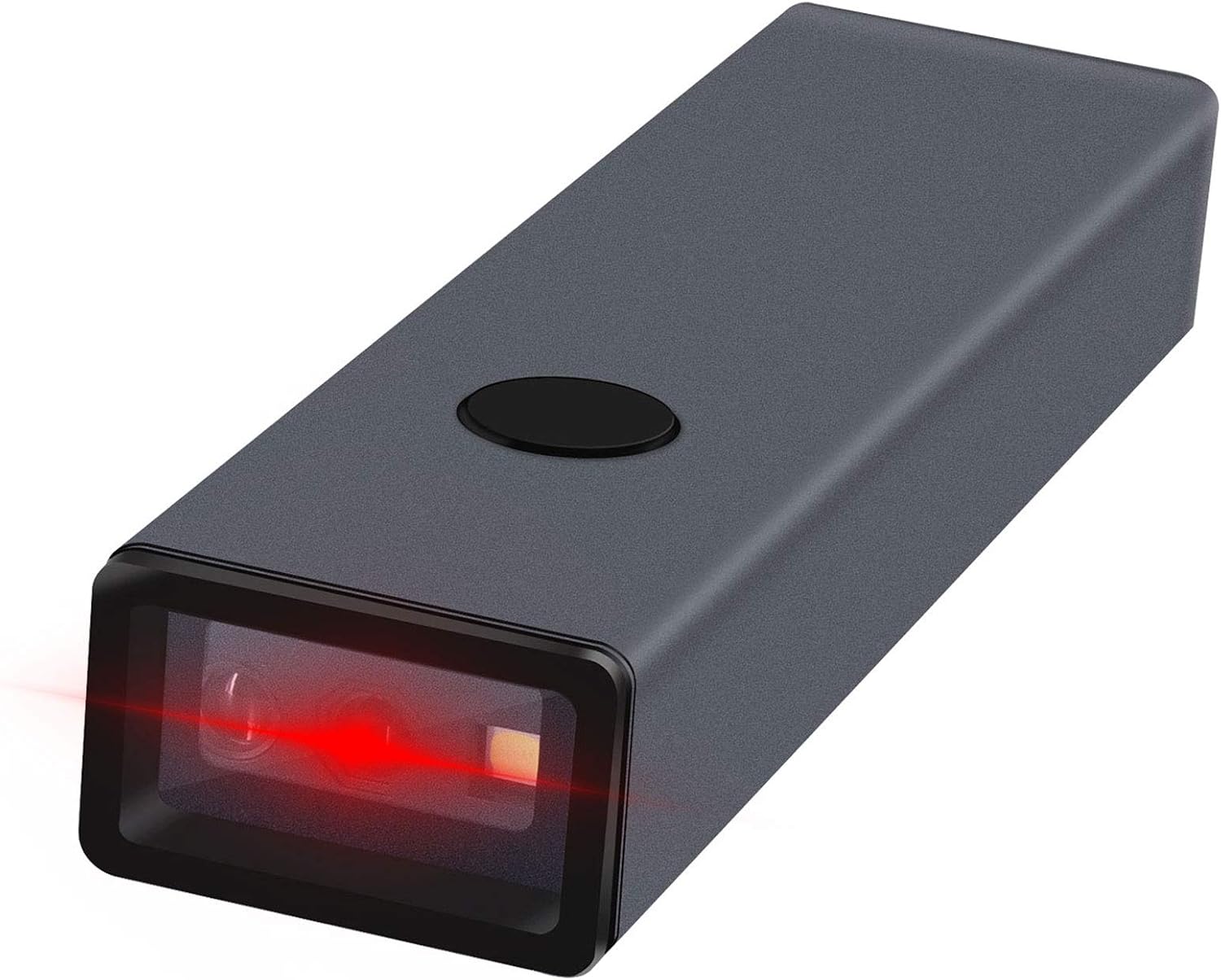 2D QR Wireless Bluetooth Barcode Scanner Portable Handheld 3-in-1 Aluminum Alloy Metal Outer Box Pack of 2 R366