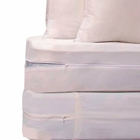 White Twin All-Cotton Bedding Set C3459