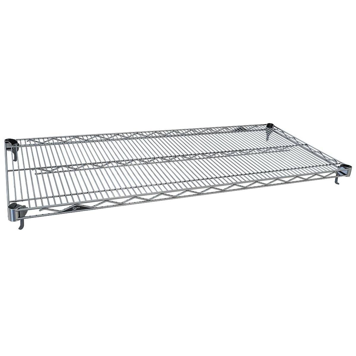 Wire Shelf, 24X72In, 600Lb, Pk5 W927806
