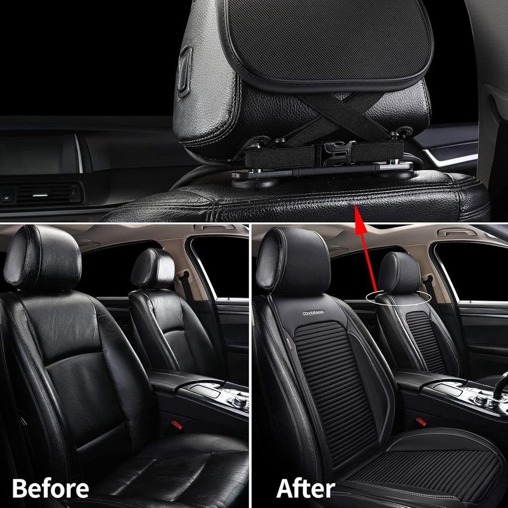 Waterproof Leatheratte Front Seat Covers 2 Pieces E724
