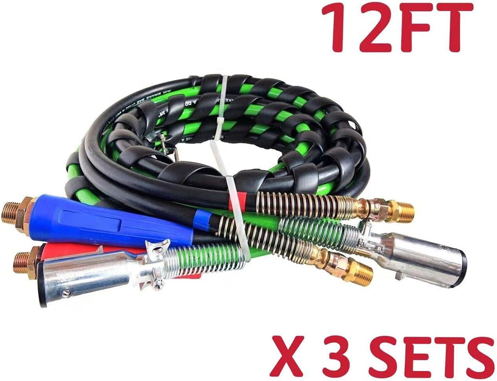 12 Ft 3-in-1 Truck Air Hose Assemblies S778