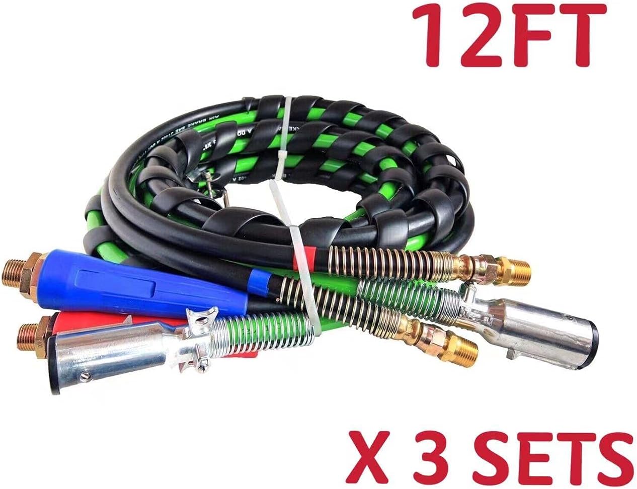 12 Ft 3-in-1 Truck Air Hose Assemblies S778
