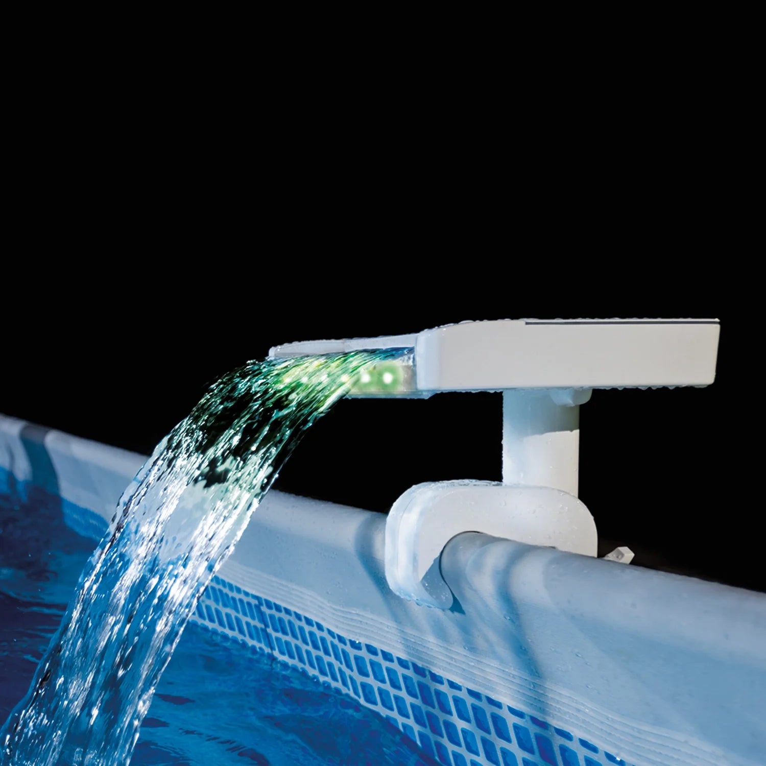 Multi-Color LED Waterfall Cascade for Above Ground Pool B729