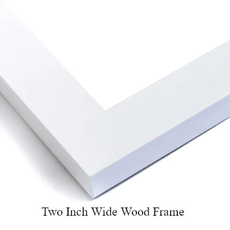 White Modern Wood Framed Museum Art Print H603693