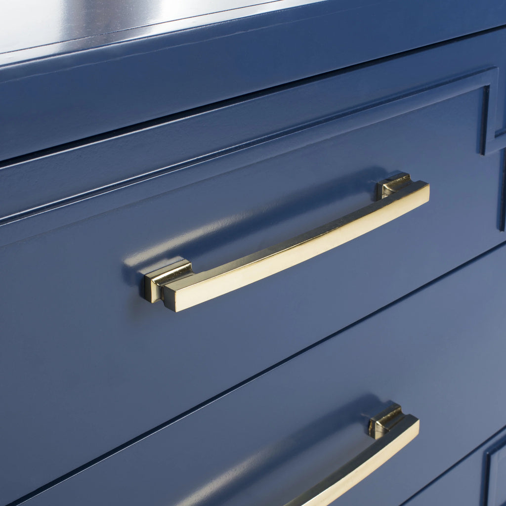 3 Drawer Chest Lapis Blue Gold M882133