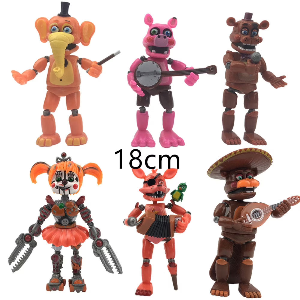 6Pcs FNAF Action Figures Q47644