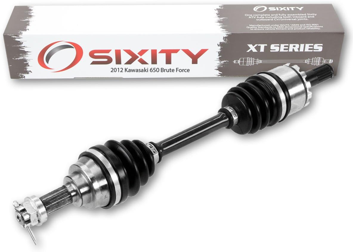 Front Left Axles for Kawasaki 650 Brute Force 4X4, Pack of 2 Q15411
