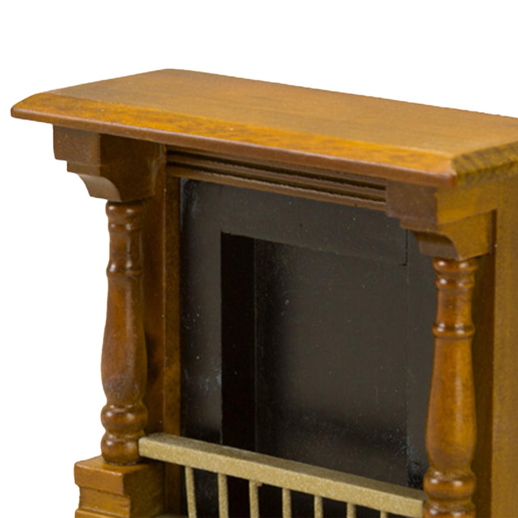 1/12 Scale Wooden Dollhouse Fireplace Toy S842506