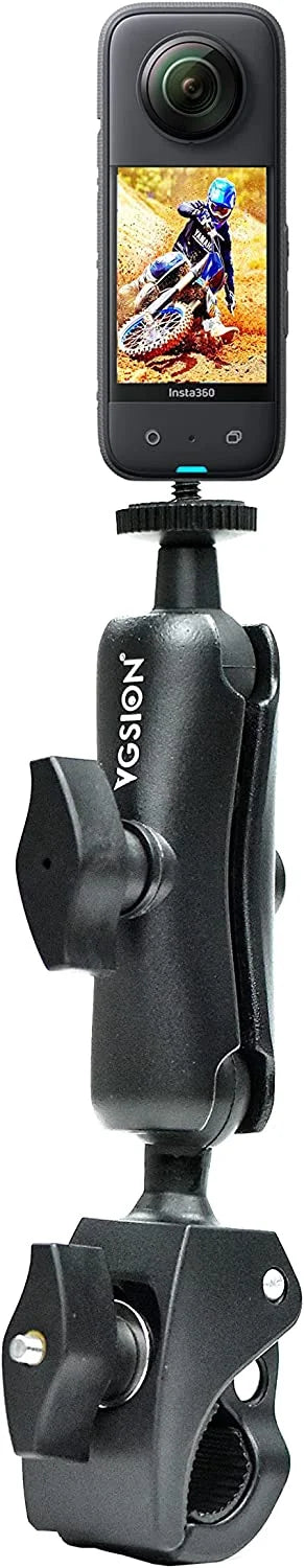 1/4 Handlebar Clamp Motorcycle Mount with Ballhead Z8137