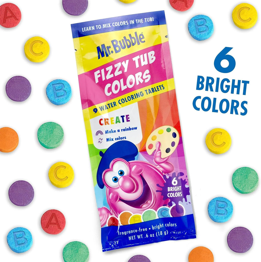 Fizzy Tub Colors (12 Packets, 9 Tablets Each) C422