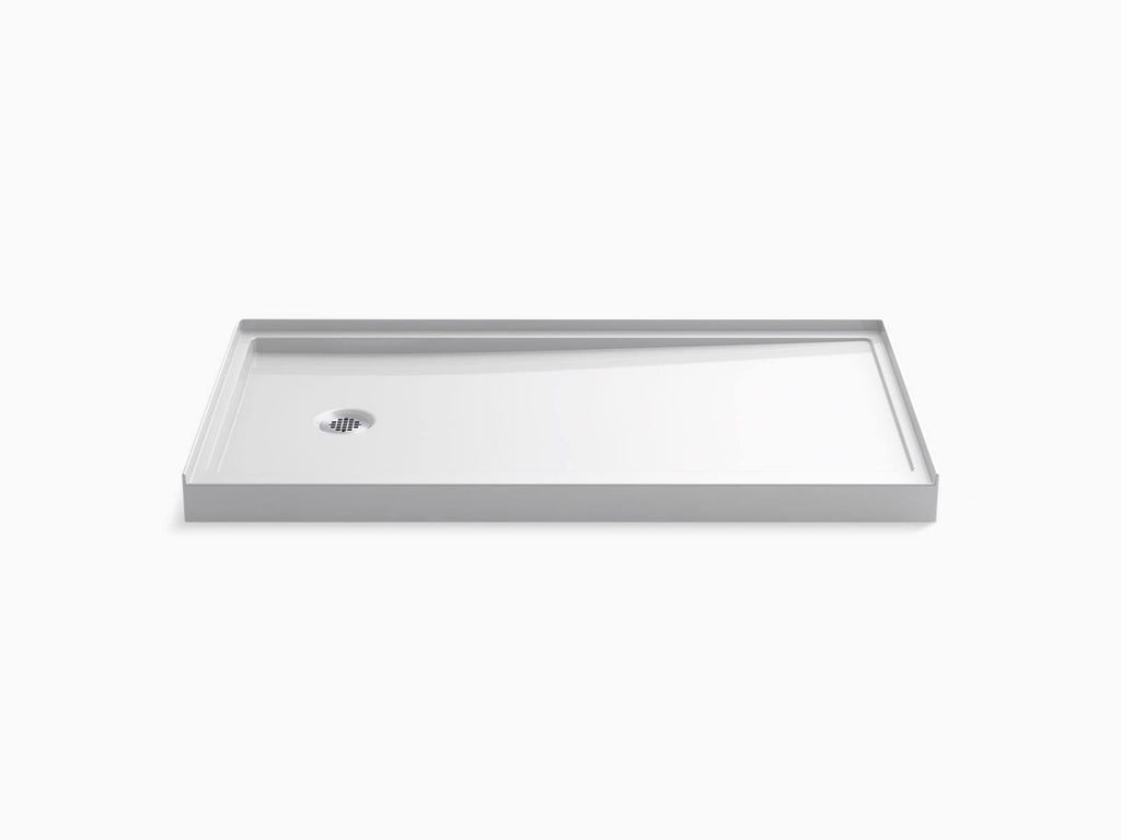 White Single-Threshold Shower Base A26357