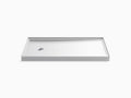 White Single-Threshold Shower Base A26357