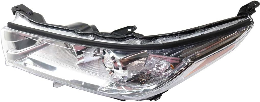 Headlight Assembly Pair Chrome Bezel S40185