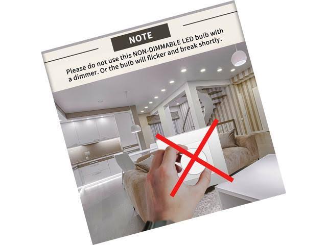 E12 Candelabra LED Bulb 4W Daylight White 6000K T66465