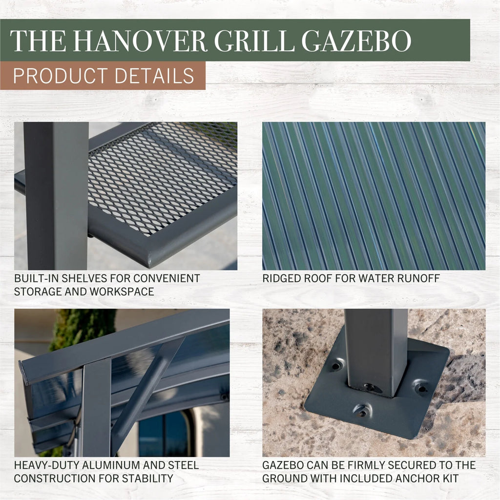 Grill Gazebo 90" x 59" x 90" V1615