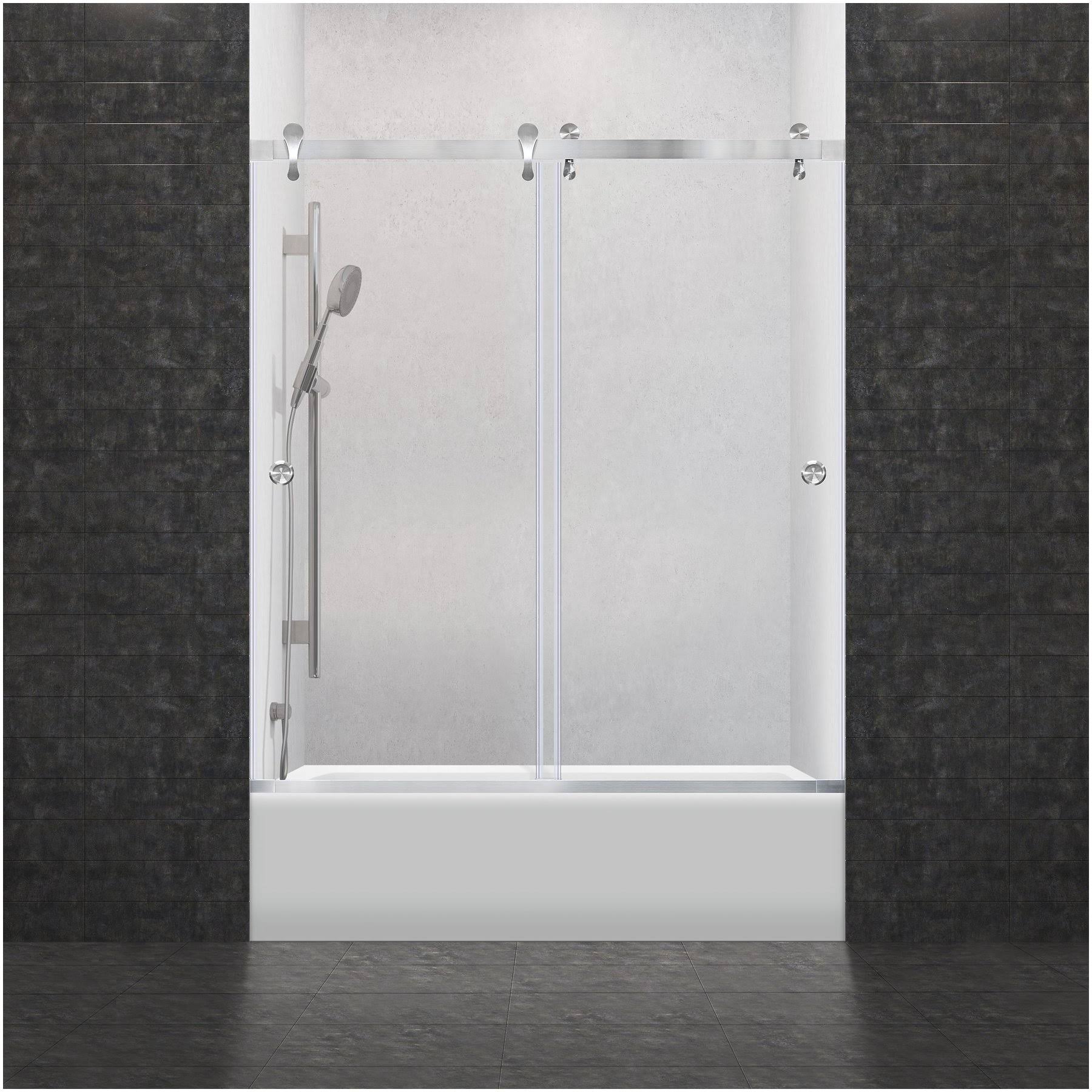 60 x 62 Bypass Frameless Tub Door Y692060