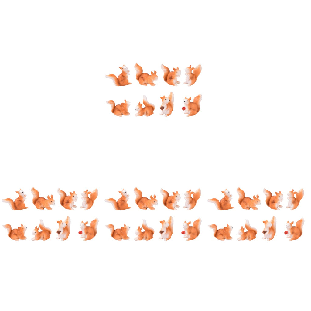 32 Pcs Resin Miniature Doll House Accessories M1321