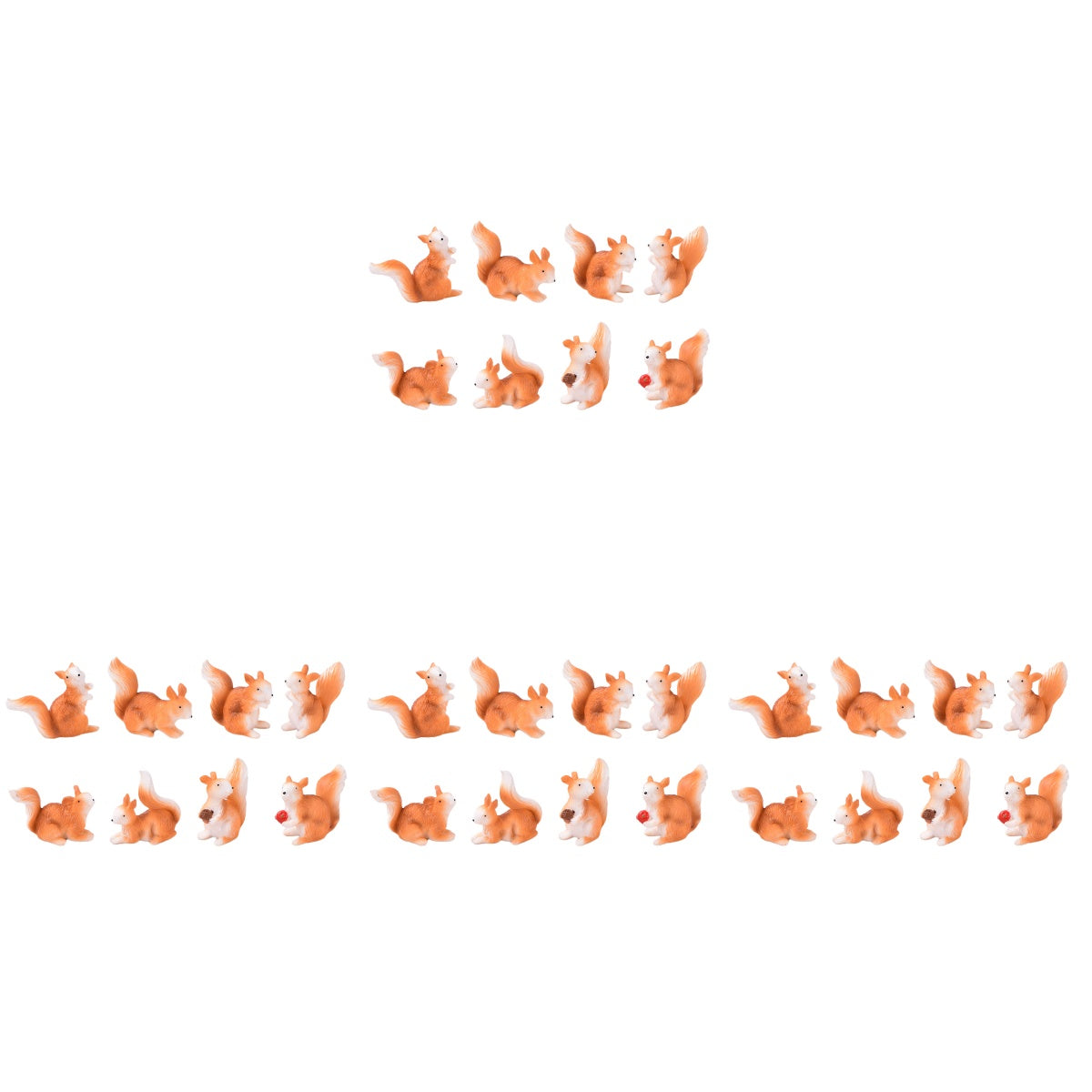 32 Pcs Resin Miniature Doll House Accessories M1321