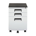3 Drawer Metal Rolling File Cabinet with Locking Drawers B667