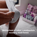 7 Count Postpartum Care Recovery Kit with Peri Bottle and Disposable Underwear W999