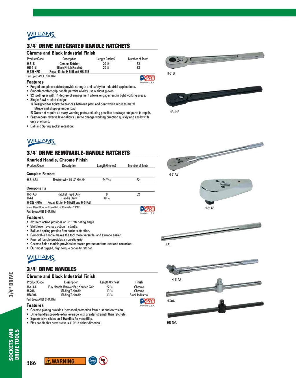 3/4 Drive Ratchet Head R934
