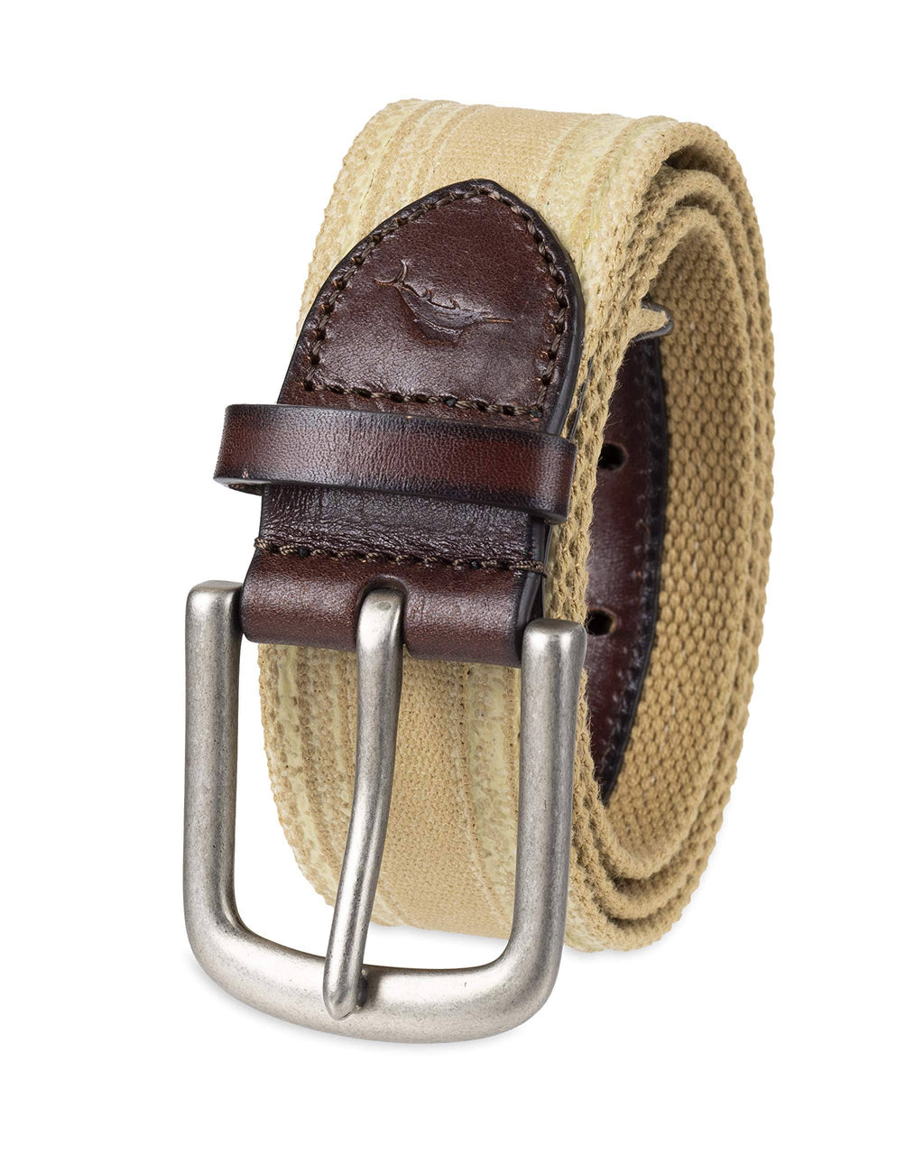 Khaki Waxed Canvas Belt J1072