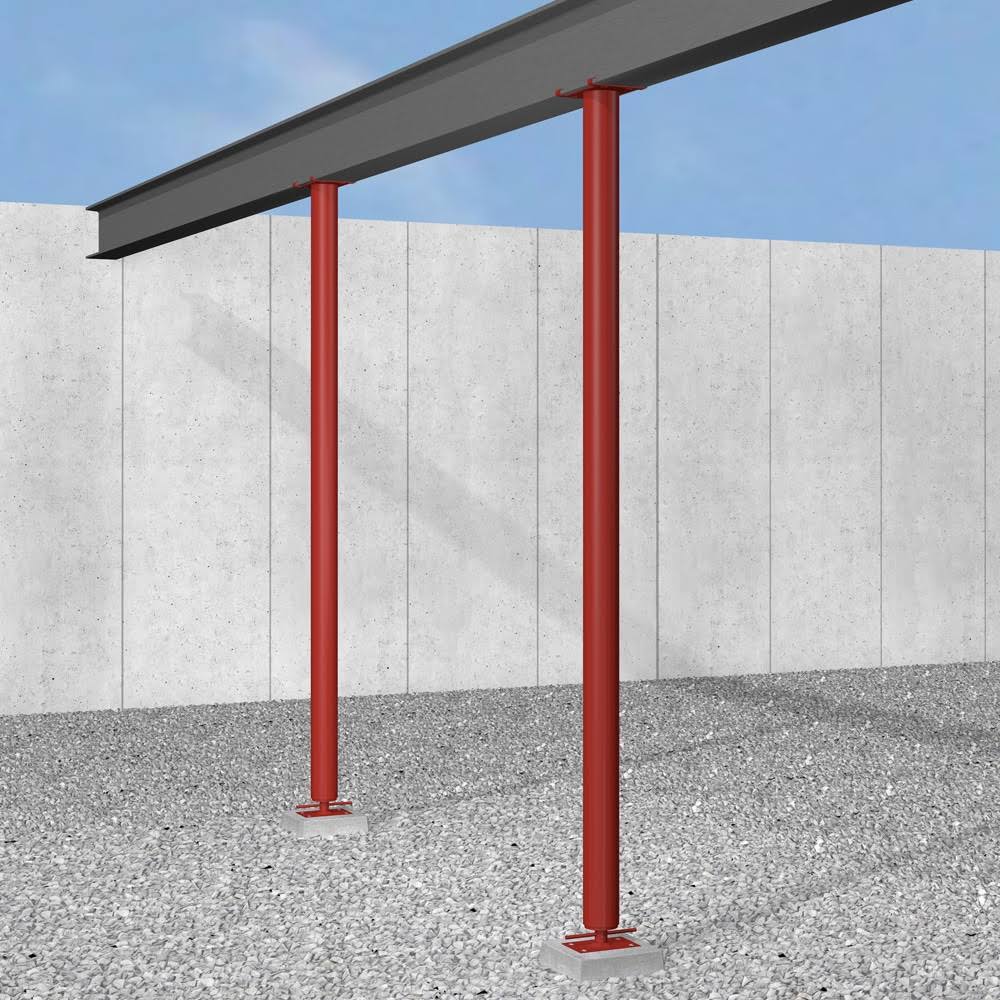 Adjustable Jack Post in Red E2983