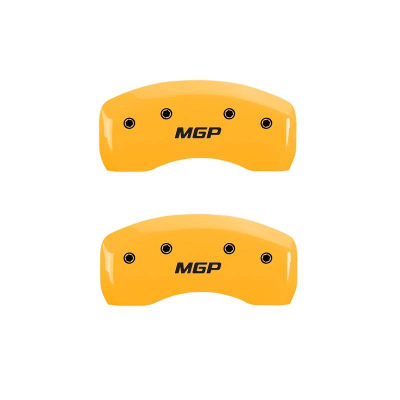 4 Caliper Covers Black Finish Silver U721