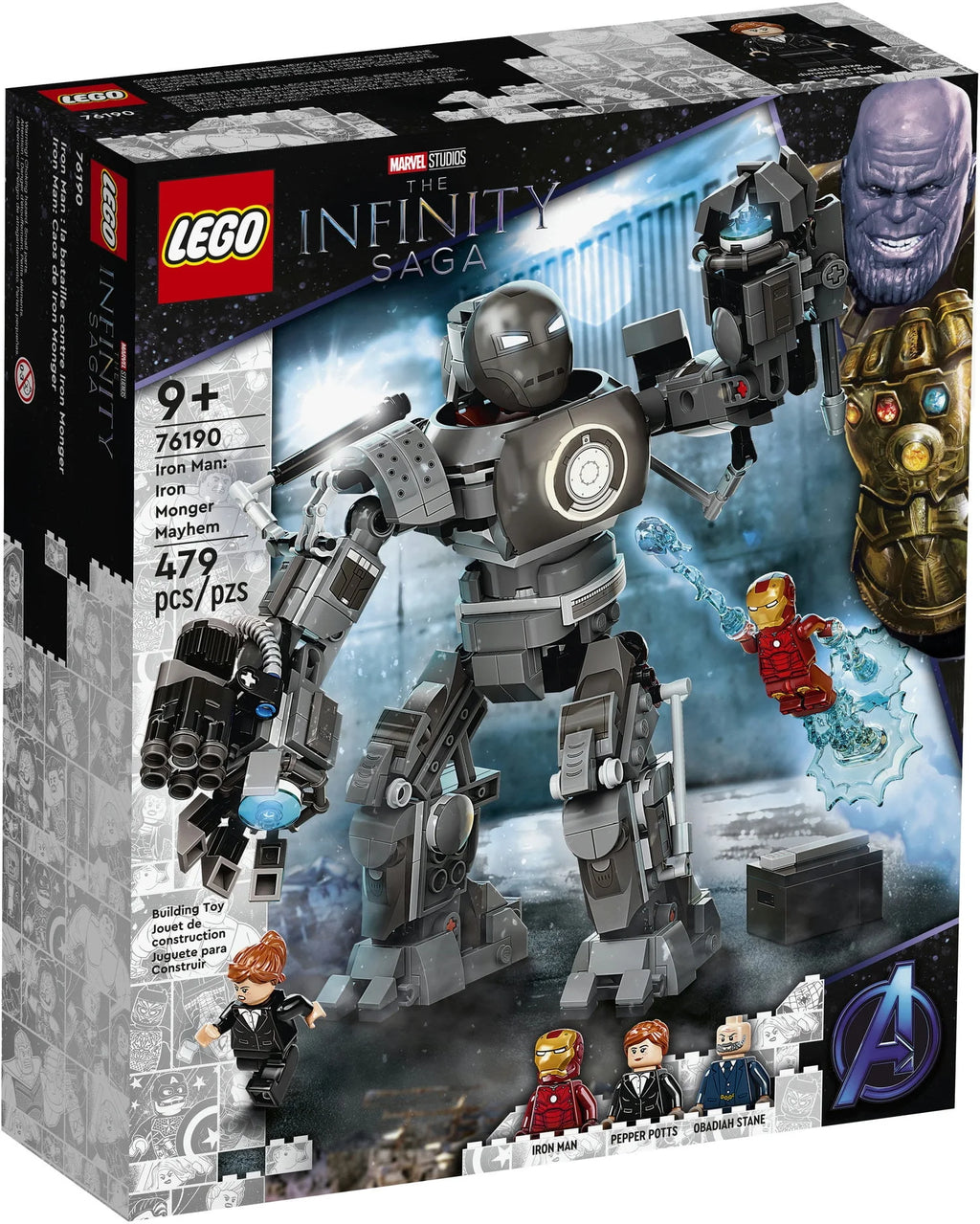Iron Monger Mayhem 479 Pieces Building Toy Y225724