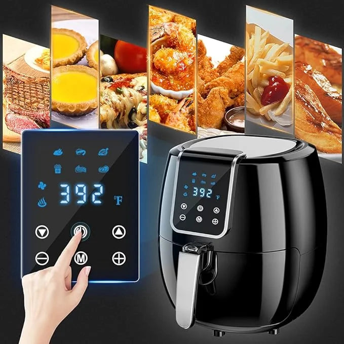 6-in-1 Air Fryer 7Qt/6.5L Black M389