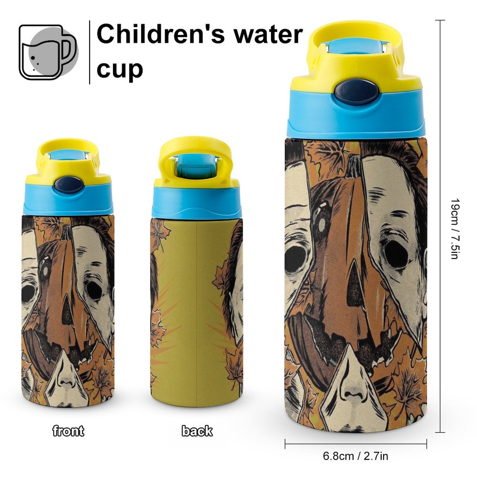 Insulated Stainless Steel Water Bottle with Straw T695582