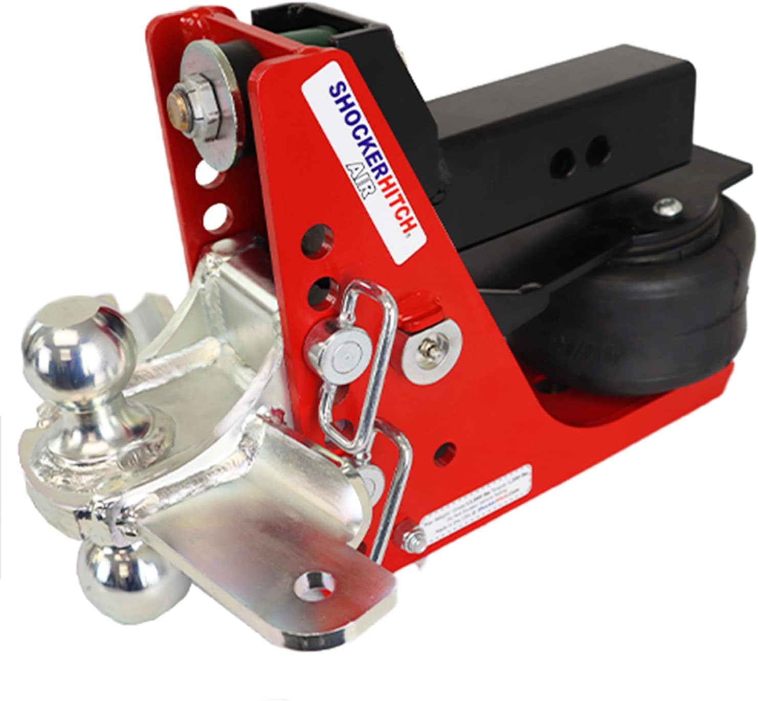 Air Hitch with Sway Control Combo Ball Mount, Fits 3" Hitch - 12,000 lbs M1584