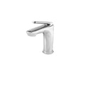 Polished Chrome Single Hole Bathroom Faucet with Drain T2451