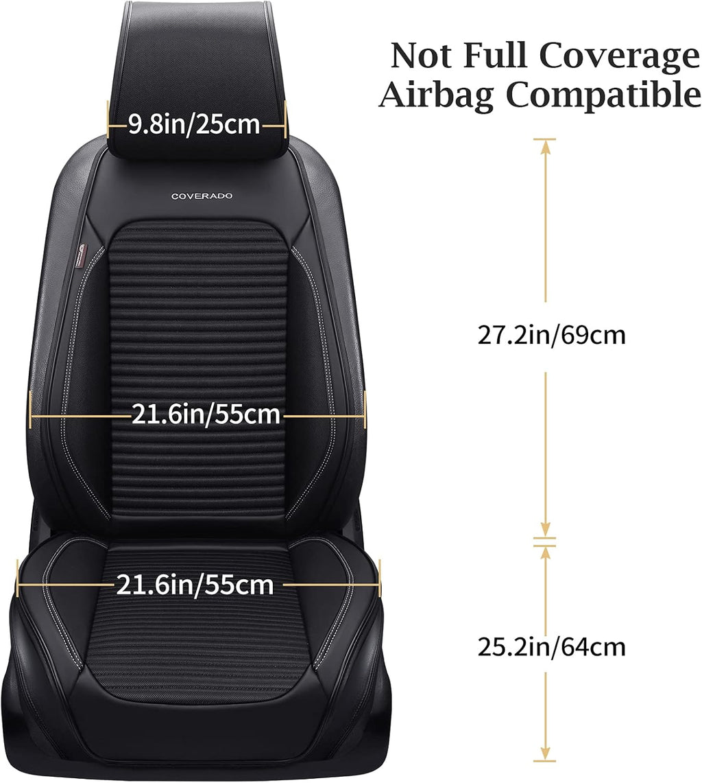 Waterproof Leatheratte Front Seat Covers 2 Pieces E724