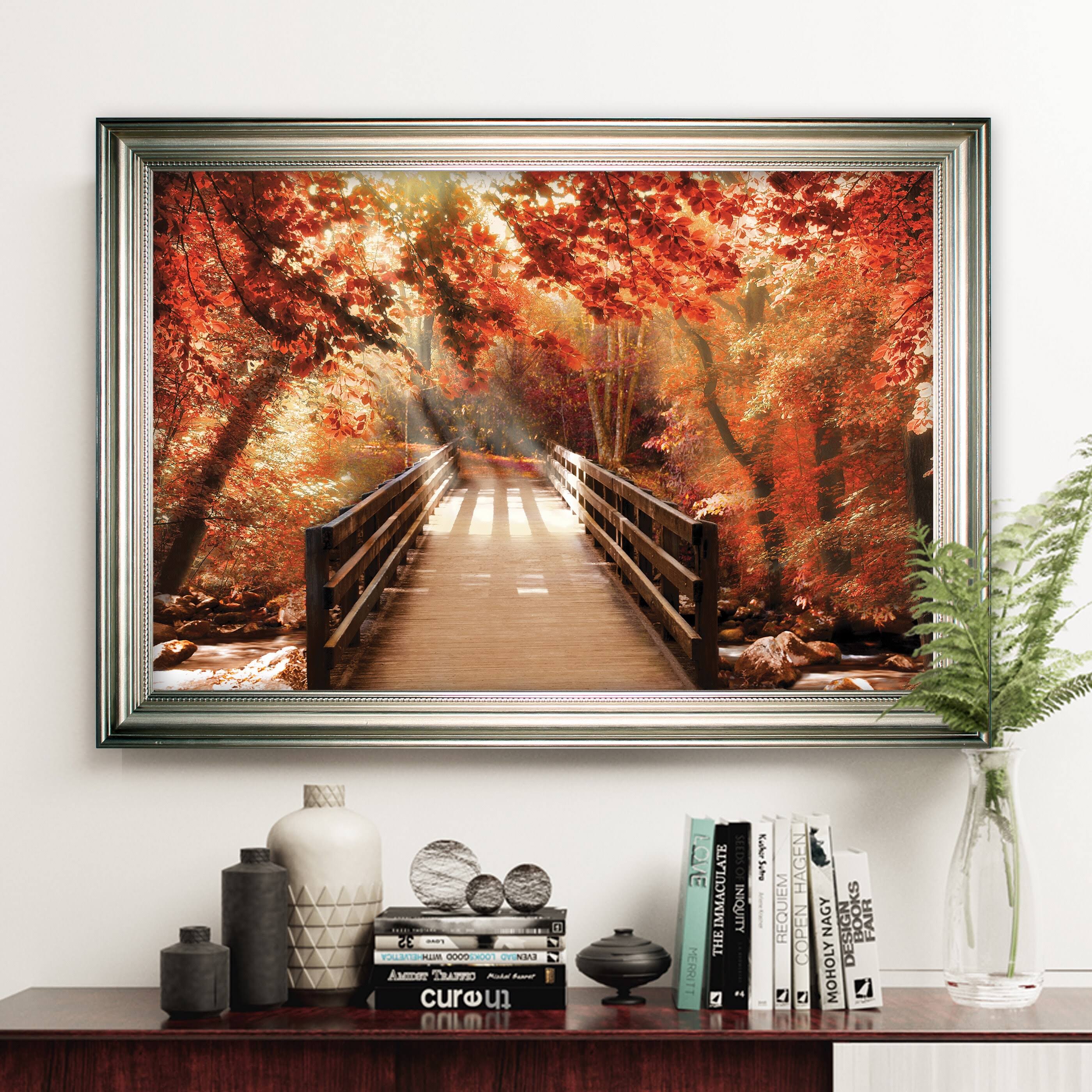 Silver Frame Autumn Bridge Q410792