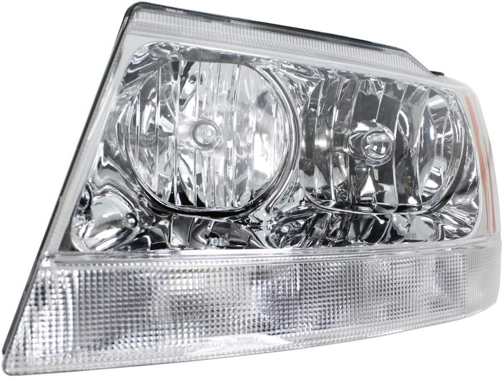 Headlight Assembly for Jeep Grand Cherokee 1999-2004 Pair Driver and Passenger Side D779