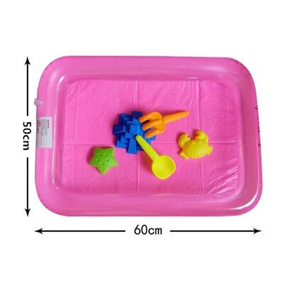 Pink Inflatable Sand Toy Tray A478952