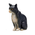 Black And White Cat Sitting Figure P758