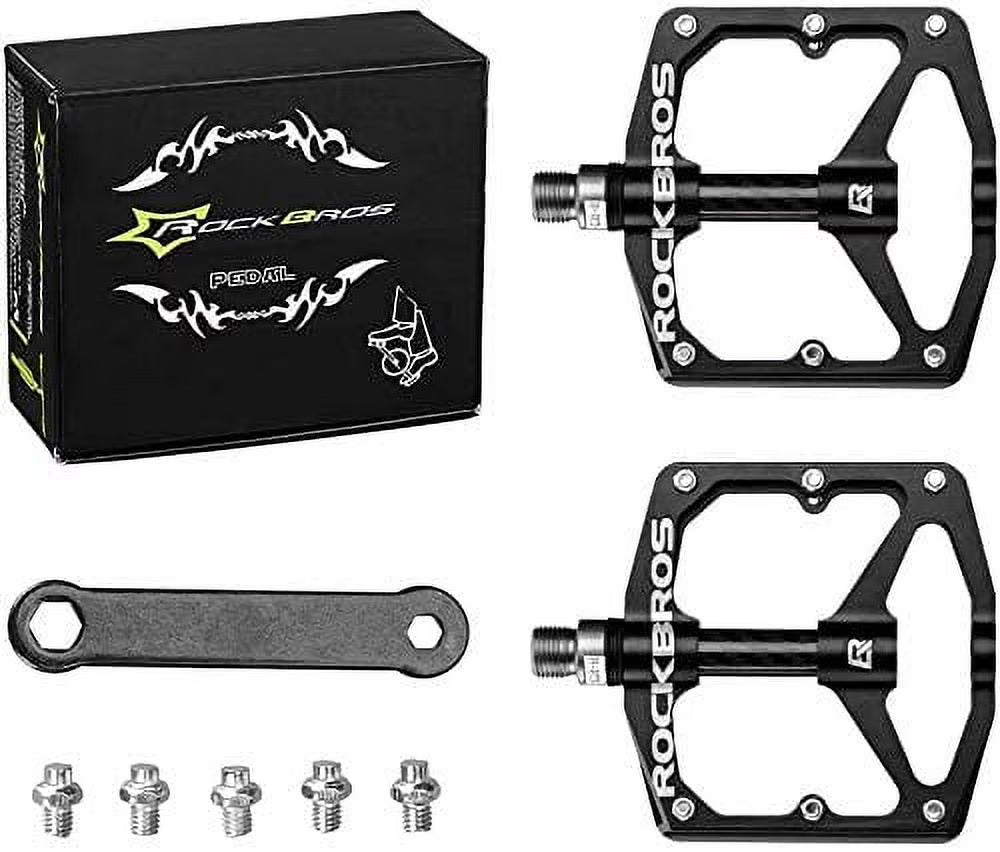 Carbon Fiber Sealed Bearing Flat Bicycle Pedals W99273