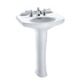 Cotton Pedestal Lavatory W676