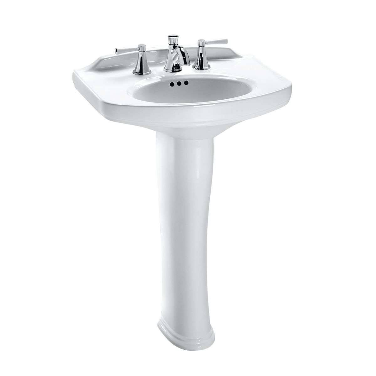 Cotton Pedestal Lavatory W676