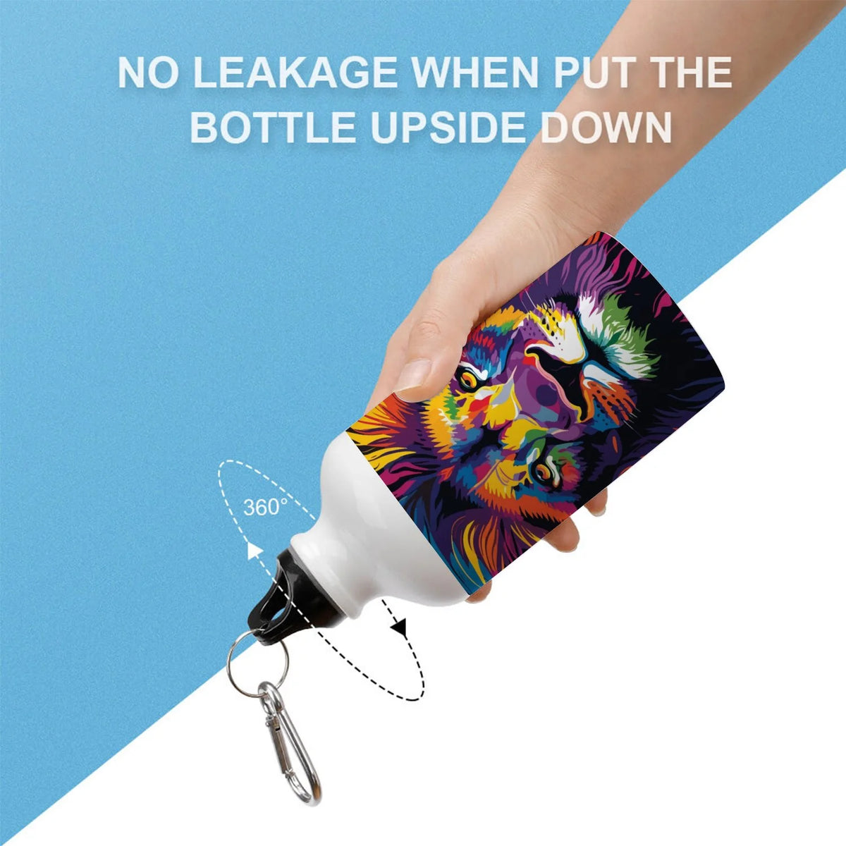 400ml Sport Aluminum Water Bottle with Twist Cap Q974583