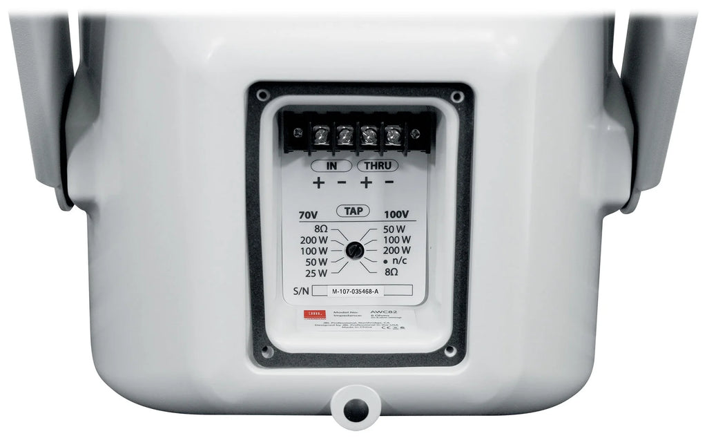8" White Indoor/Outdoor Surface Mount Speakers O645