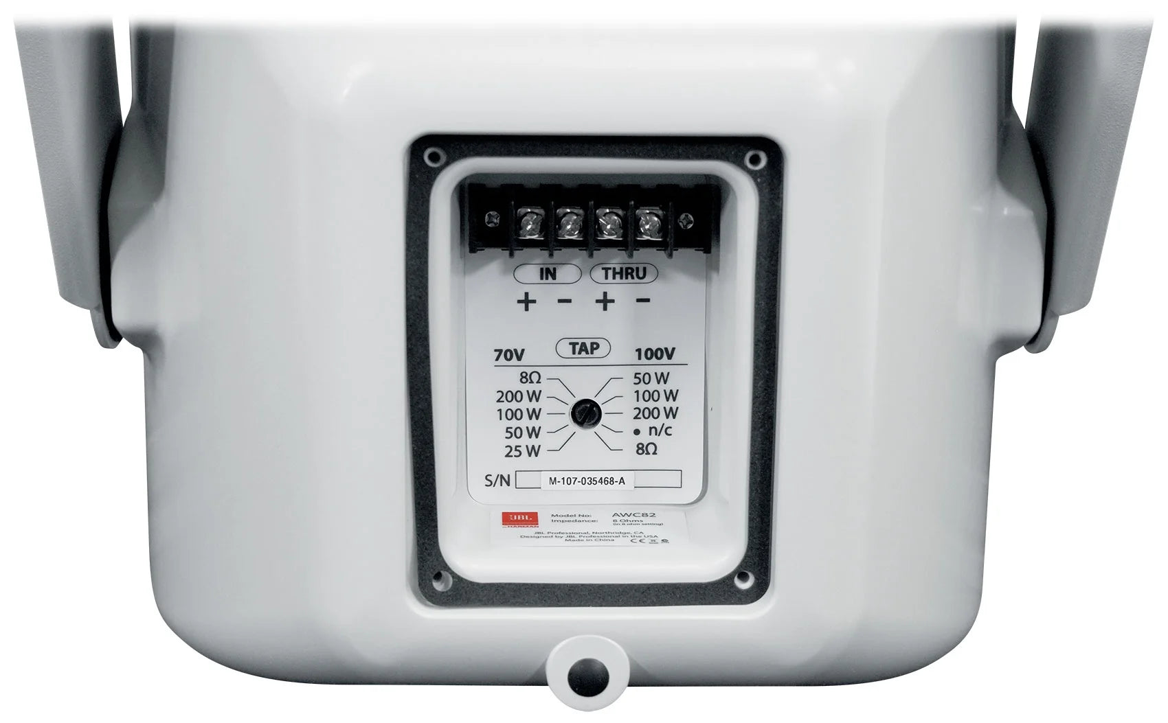 8" White Indoor/Outdoor Surface Mount Speakers O645