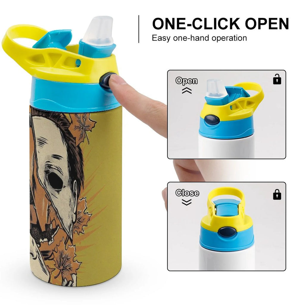 Insulated Stainless Steel Water Bottle with Straw T695582