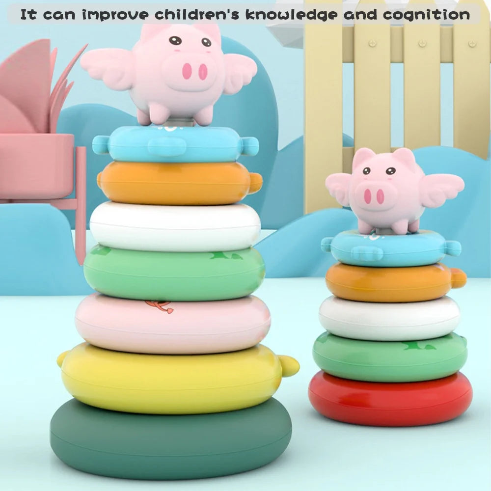 7 Pcs Stacking Tower Toy N9341