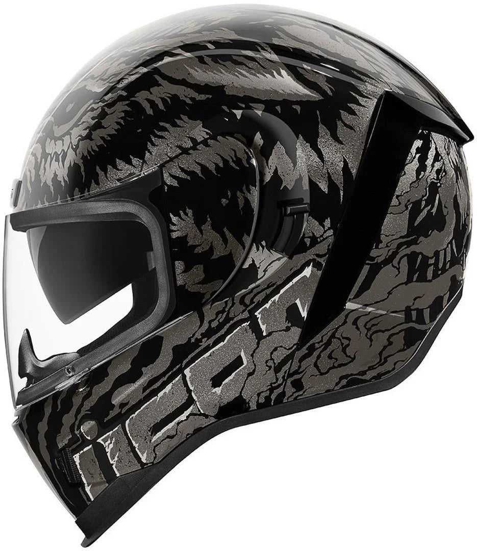 Black SM Icon Airform Lycan Helmet Q8770