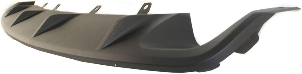 Compatible Rear Lower Valance Plastic Textured V9676